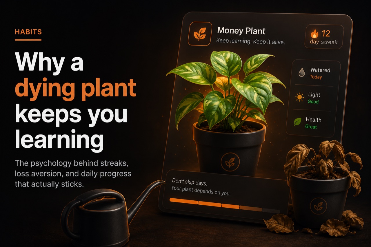 Why a dying plant keeps you learning